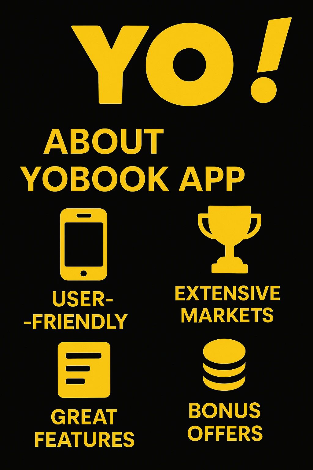 About Yobook App user friendly extensive markets great features bonus offers