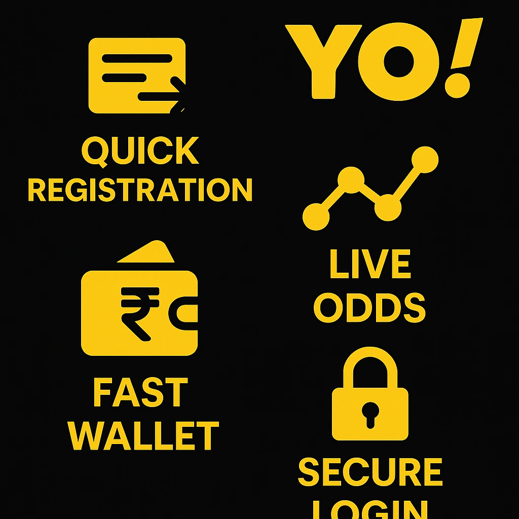Yobook App features quick registration live odds fast wallet secure login