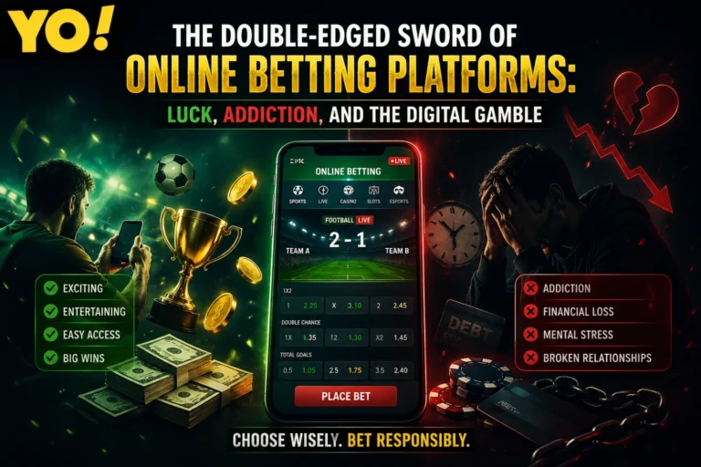 The Double-Edged Sword of Online Betting Platforms: Luck, Addiction, and the Digital Gamble